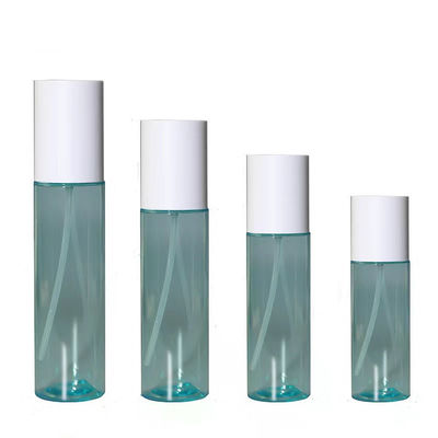 Light Blue Refillable Plastic Pump Bottle Lotion 80ml 100ml 120ml 150ml