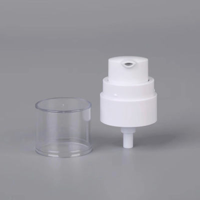 Customized Treatment Cream Pump 24/410 White Plastic With AS Full Cover