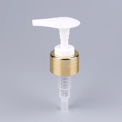 Customized  Lotion Dispenser Pump 28mm 28 / 410 Aluminum Plastic Gel Screw For Cosmetic