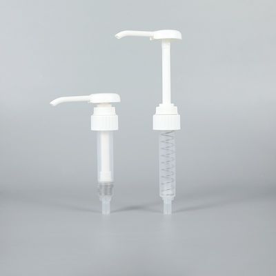 Plastic Lotion Dispenser Jam Syrup Pump 28/410 28mm White For Bottle