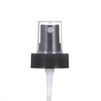Customized 28/400 Plastic Fine Mist Sprayer Black Perfume Alcohol Pump