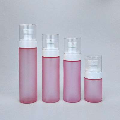 50ml 100ml 120ml Plastic Airless Pump Bottles For Cosmetics Frosted Airless Pump Bottles Lotion Cosmetic Cream