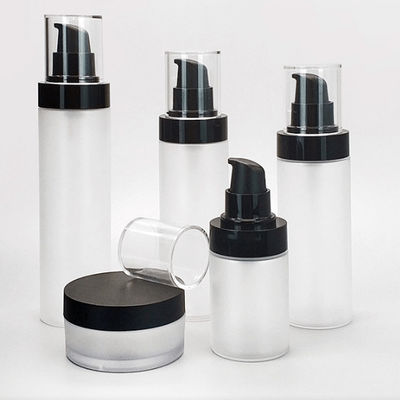 Clear Refillable Plastic Airless Pump Bottles Transparent 4oz 50ml 100ml 120ml 150ml