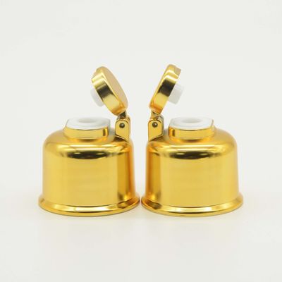 24/410 28/410 Bell Shape UV Gold Caps And Lids For Shampoo Bottles