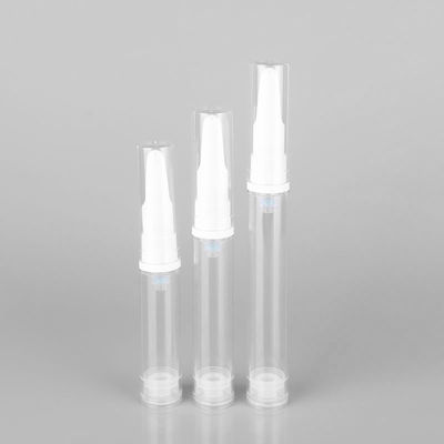 PET PP Eye Cream Plastic Airless Pump Bottles 5ml 10ml 12ml 15ml Serum Sample Bottle