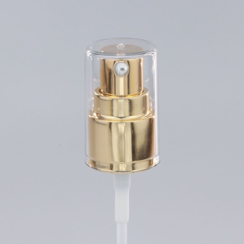 18mm 18 20 24/410 Bright Rose Gold Aluminum Fine Mist Sprayer Cap