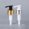 24/410 24mm Lotion Dispenser Pump Gold And Silver Aluminum Shampoo Shower Gel Soap Pump