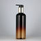 Amber Lotion Shower Conditioner Plastic Pump Shampoo Dispenser Bottle 7.4oz 13.5oz