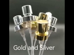 Hot selling custom 13mm gold and silver Perfume Mist Spray