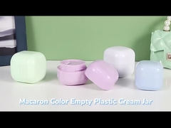 Macaron Color Empty Plastic Cream Jar Containers