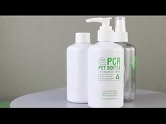 100% PCR Recycled PET HDPE Material Shampoo Shower Gel Bottle Conditioner Jar