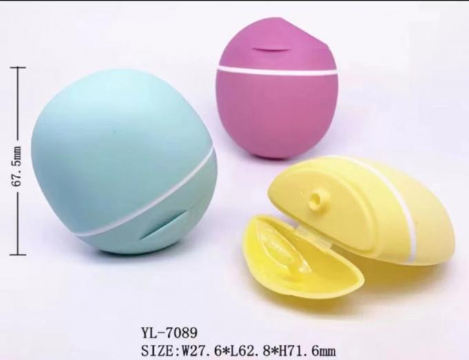 Customized Color Egg Shaped Empty Hand Cream Bottles 35ml 40ml