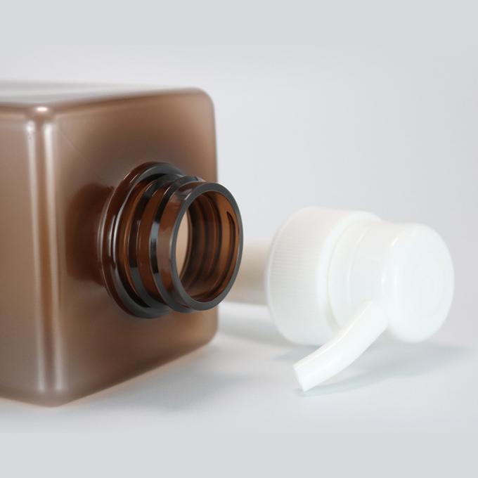 13.4oz 400ml Amber Plastic Shampoo Pump Bottles Travel Reusable Shampoo